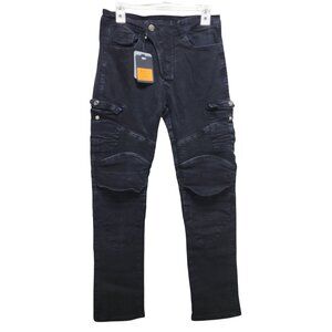 Motorcycle Riding Pants  Removable Armor Pads Protective Gear Volerooy  Black M